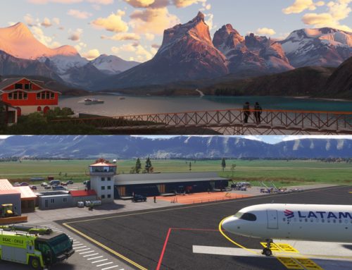 Puerto Natales airport and Torres del Paine National park MSFS2024